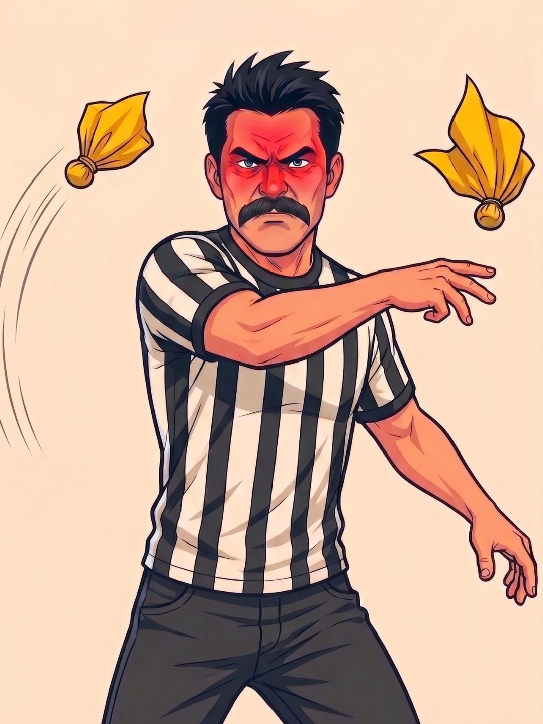The Commissioner at Unsportsmanlike Conduct intensity
